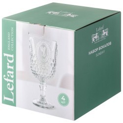 Набор бокалов для вина "sunday" 4 шт/280 мл Lefard (355-438) Набор бокалов для вина "sunday" 4 шт/280 мл Lefard (355-438)