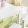 Набор детской мебели Кантри: стол, 4 стула (21455_KE)