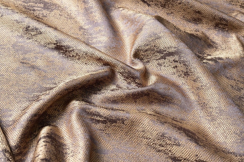 Портьера Хьюстон (HOUSTON) золото-серый 275*260см (TT-00016716)