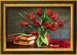 Картина Восьмое марта с кристаллами Swarovski (2194)