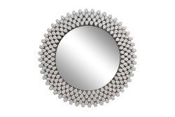 Зеркало круглое в раме из кристаллов d80см - TT-00004011