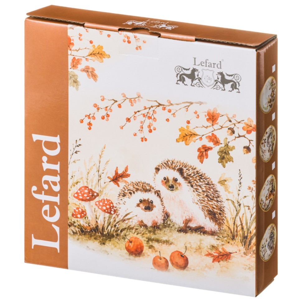 Тарелка закусочная lefard "forest tale" акварель природы 21,5см., разноцветный (585-131) 