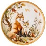 Тарелка закусочная lefard "forest tale" акварель природы 21,5см., разноцветный (585-131) 