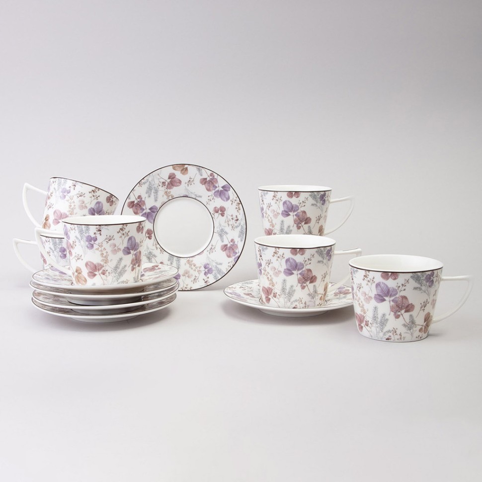 Чайный набор lefard "blossom" на 6 пер. 12 пр. 250 мл Lefard (165-604)