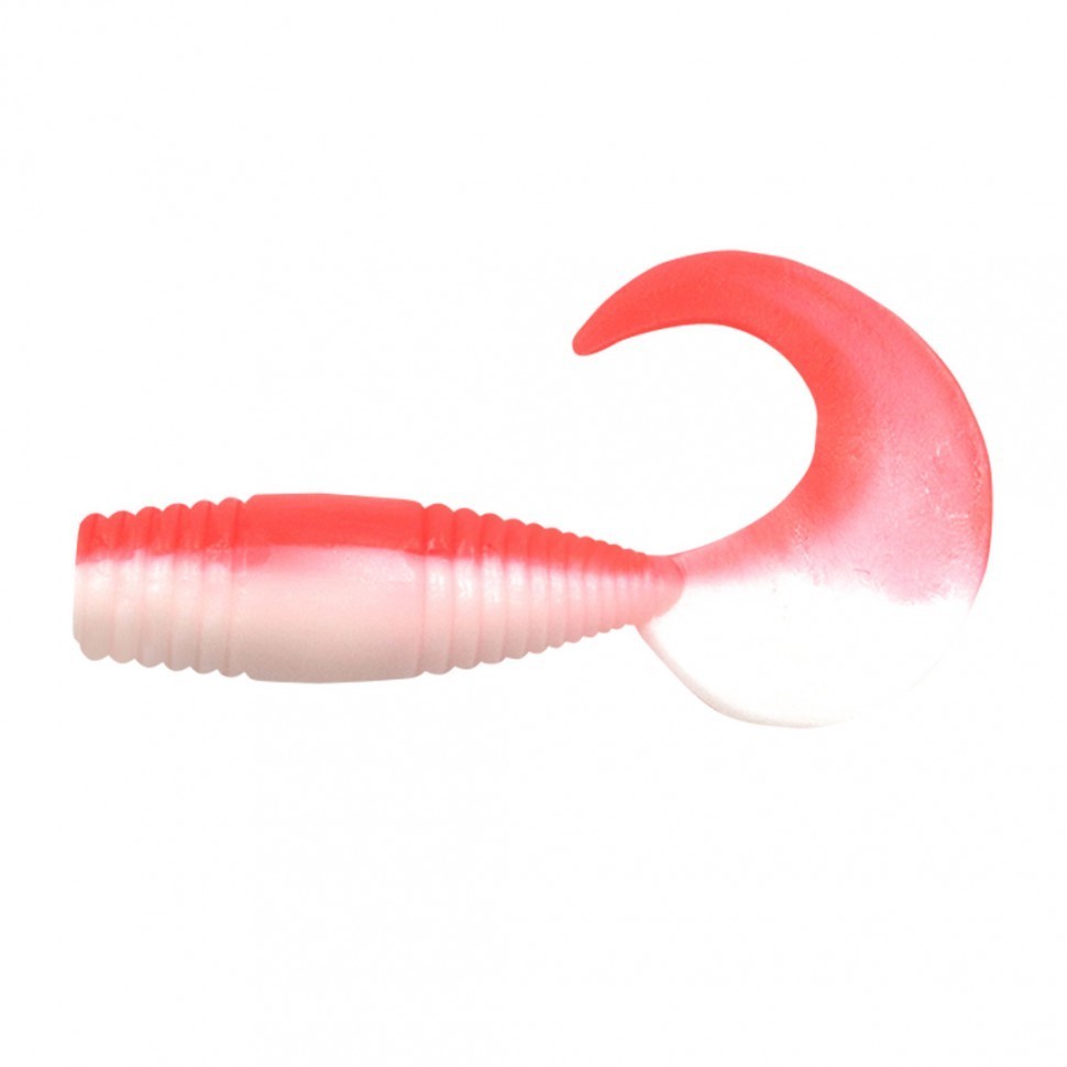 Твистер Yaman PRO Spry Tail, р.2 inch, цвет #27 - Red White (уп. 10 шт.) YP-ST2-27 (88009)