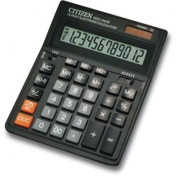 Калькулятор настольный Citizen SDC-444S (199х153 мм), 12 разрядов, двойное питание 250221 (89741)