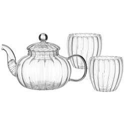 Набор чайник 600мл и 2 кружки 250мл Agness (887-261)