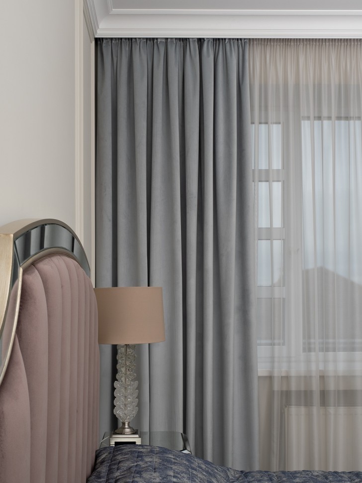 Портьера Silkу 30 голубая димаут 300*260 (TT-00016724)