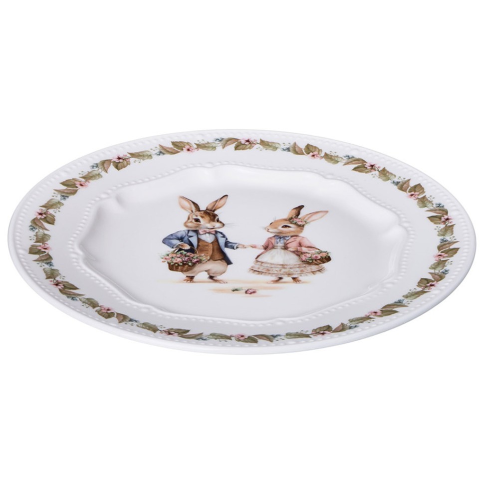 Тарелка закусочная lefard "rabbits family" 20,5 см Lefard (425-285)