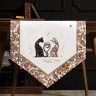 Дорожка "парижские коты" 45х145см 100% хлопок,твил Lefard (850-746-31)