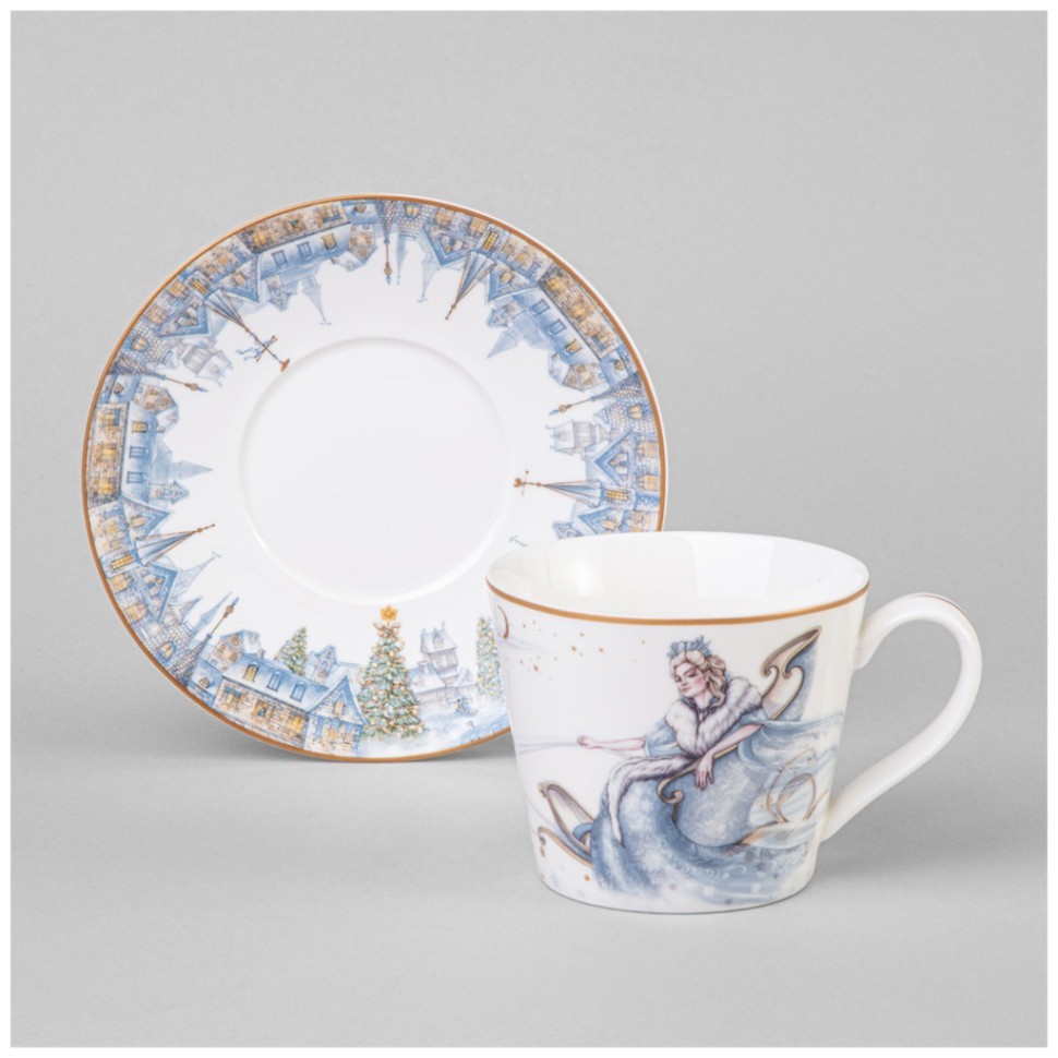 Чайная пара lefard "снежная королева" 300 мл Lefard (590-624)