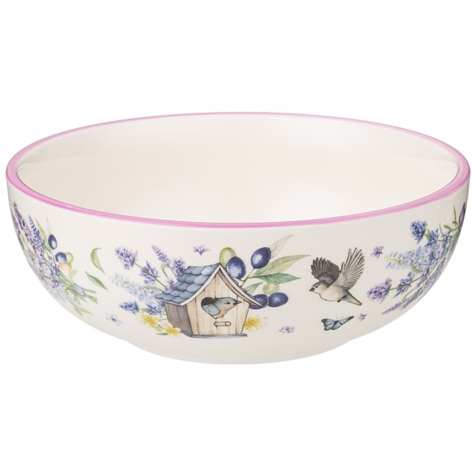 Салатник "прованс лаванда" 16,5*16,5 см. высота=6 см. / 800 мл. Agness (358-2006)