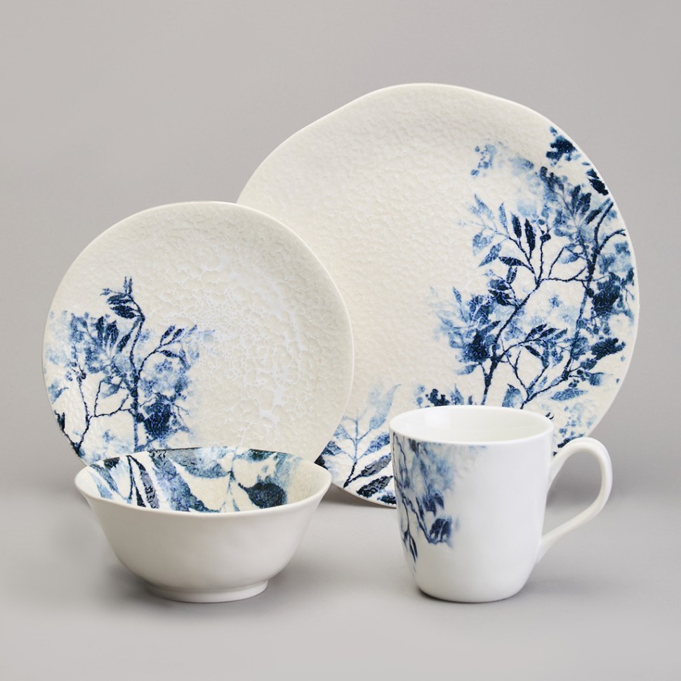 Набор обеденный lefard "forest tale" blue 4 пер. 16 пр. Lefard (409-211)