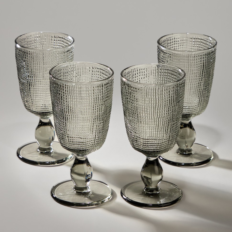 Набор бокалов "tempo" grey 4 шт./280 мл Lefard (355-383)