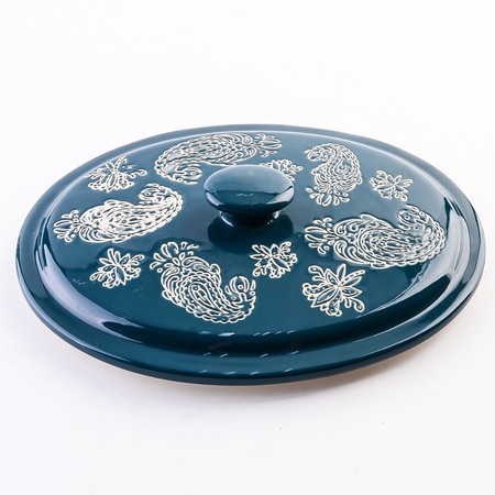 Кастрюля с крышкой 850 мл керамика LR (60367)