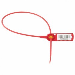 Пломбы пластиковые номерные СТРЕЛА самофикс. длина 525 мм красные к-т 1000 шт. 607444 (1) (90236)
