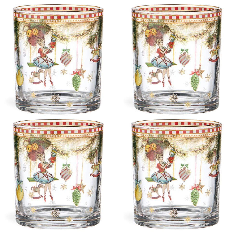 Набор стаканов из 4-х шт. "щелкунчик" 320 мл Lefard (887-471)