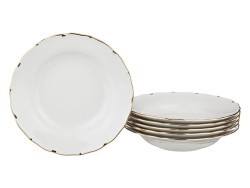 Набор суповых тарелок из 6 шт."симона" диаметр 24 см. Elisabeth Bohemia Original (662-566)