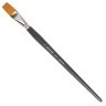 Кисть художественная синтетика жесткая плоская № 22 длинная ручка 200673 (2) (86178)