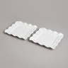 Набор тарелок закусочных lefard "wave" квадрат. 2 шт. 18*2,5 см (761-162) 