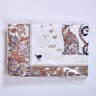 Дорожка "парижские коты",40х146см, белый,100% хлопок,твил Lefard (850-746-3)