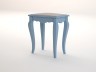 Табурет "Leontina" голубого цвета с мягким сиденьем ST9313B-ET