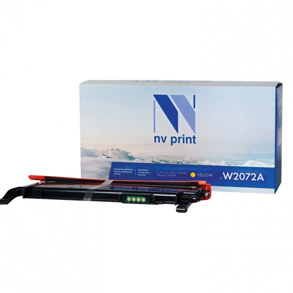 Картридж лазерный NV PRINT NV-W2072A для HP желтый ресурс 700 стр. NV-W2072A Y 363798 (1) (91027)
