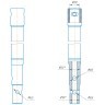 Удлинитель шнека универсальный Тонар УШ-400.19 d20 мм (81360)