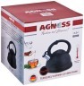 Чайник agness со свистком 3л, индукцион. дно, индикатор нагрева (кор=6шт.) Agness (907-085)
