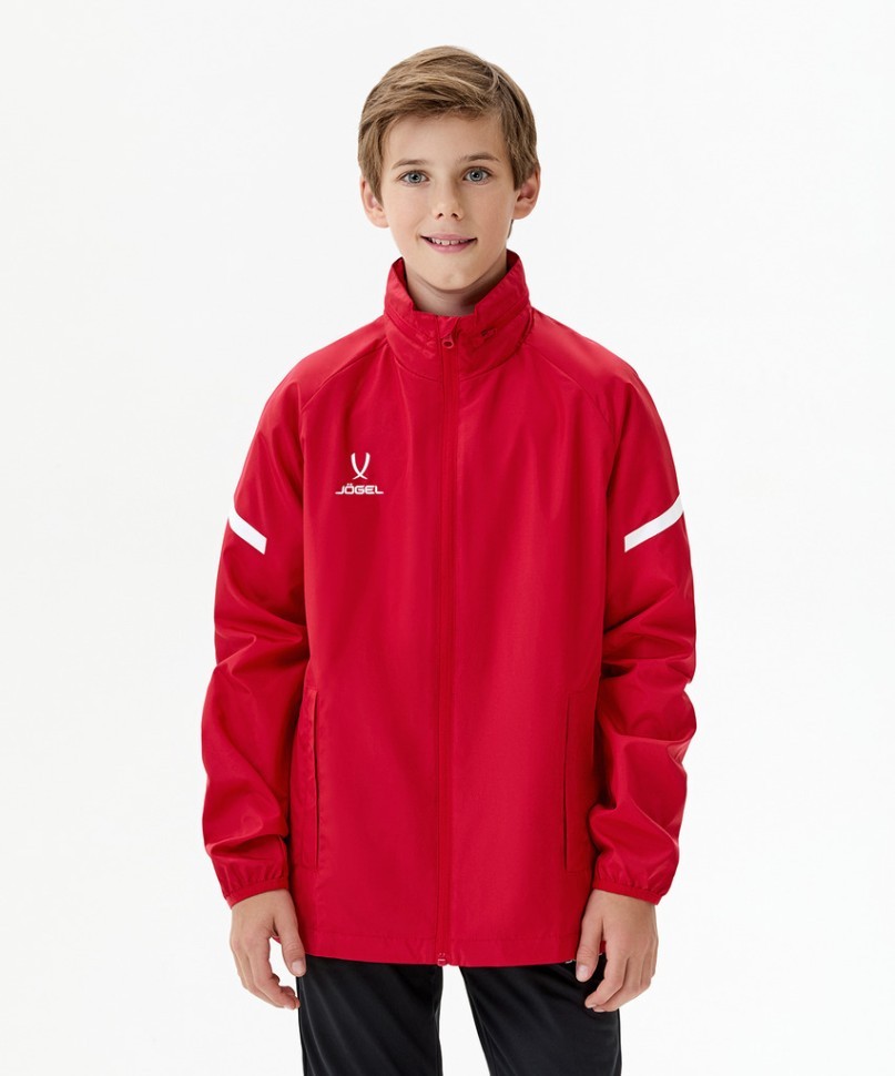Куртка ветрозащитная JÖGEL CAMP 2 Rain Jacket, красный, детский (2114597)