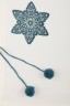 Салфетка "снегирь" 34*44 см синяя,бумбон белый Оптпромторг ООО (850-817-72)