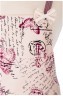 Фартук "палермо" 100% хлопок,бордо, кружево беж Оптпромторг Ооо (850-847-7) 