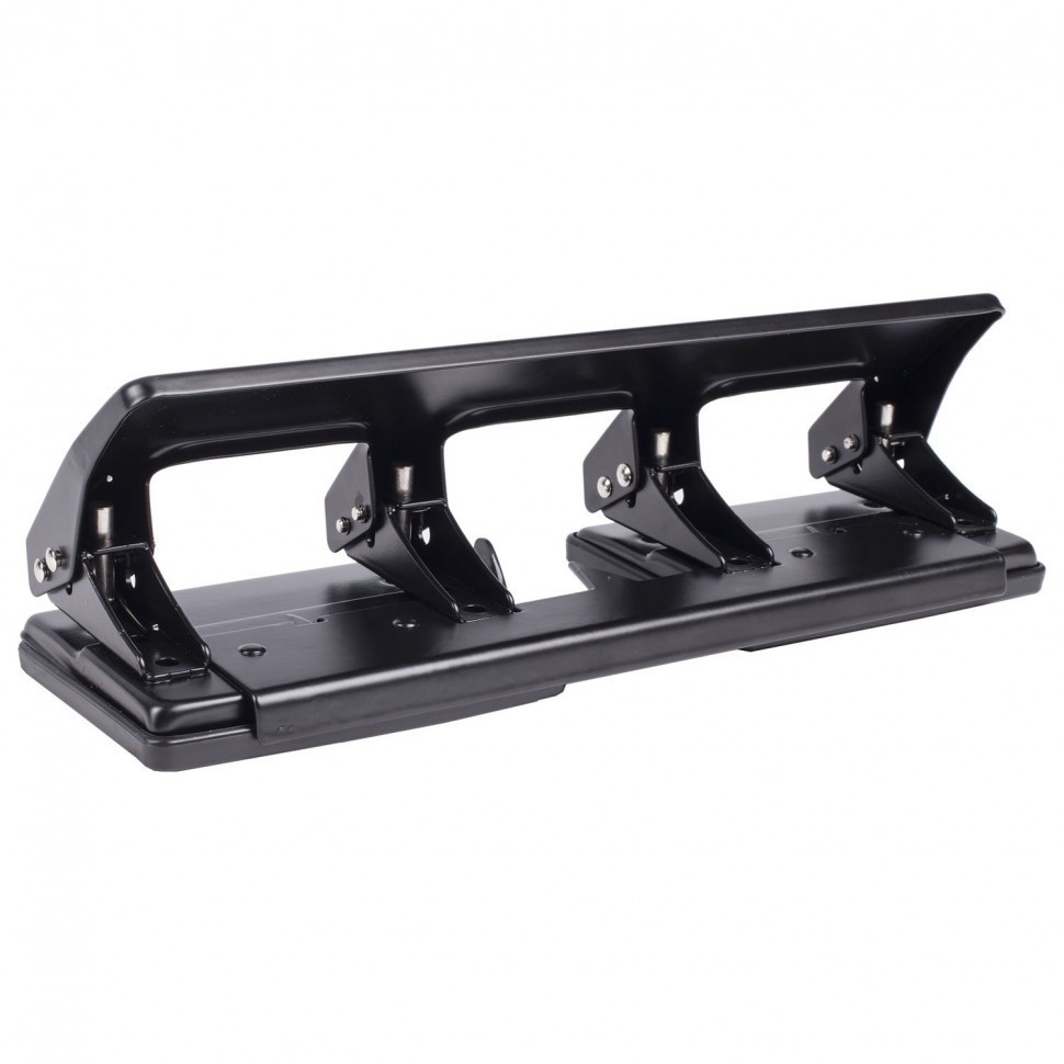 Дырокол металлический на 2-4 отверстия Brauberg "HL-4" до 15 л черный 221160 (1) (89500)