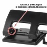 Дырокол металлический на 2-4 отверстия Brauberg "HL-4" до 15 л черный 221160 (1) (89500)