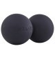 БЕЗ УПАКОВКИ Мяч для МФР RB-106, 6 см, силикагель, двойной, черный (2113711)