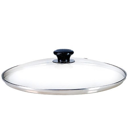 Крышка 32см чер/ручка мет/ободок РОССИЯ (7032)