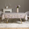 Скатерть "ирисы" 160х220см ,серый, 100% хлопок,твил пропитка Lefard (850-755-21)