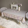 Скатерть "ирисы" 160х220см ,серый, 100% хлопок,твил пропитка Lefard (850-755-21)