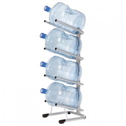 Стеллаж для хранения воды HOT FROST на 4 бутыли металл серебристый 250900402 451885 (1) (93922)