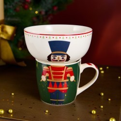 Набор посуды lefard "щелкунчик" 2 пр. (кружка 360мл, салатник 500мл) Lefard (260-1064)