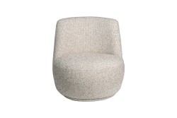 Кресло Rivoli поворотное рогожка бежевый 73*75*75см (TT-00014344)