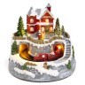 Музыкальная статуэтка "загородный домик" с led-подсветкой 19,5х19,5х17,5 см Lefard (146-2228)