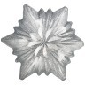 Блюдо "snowflake" silver shiny 21см без упаковки (мал 8шт) АКСАМ (339-090)