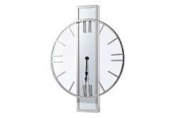 Часы с зеркальн. планкой цвет хром d46см, H61см (TT-00013748) Часы с зеркальн. планкой цвет хром d46см, H61см (TT-00013748)