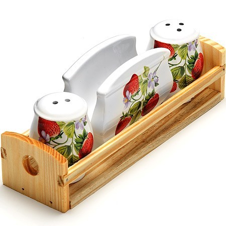 Набор для специй 4пр "Клубника" LR (х36) " (26217)