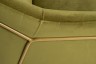Кресло велюр оливковый, опоры золото 80*87*75см (TT-00007506)