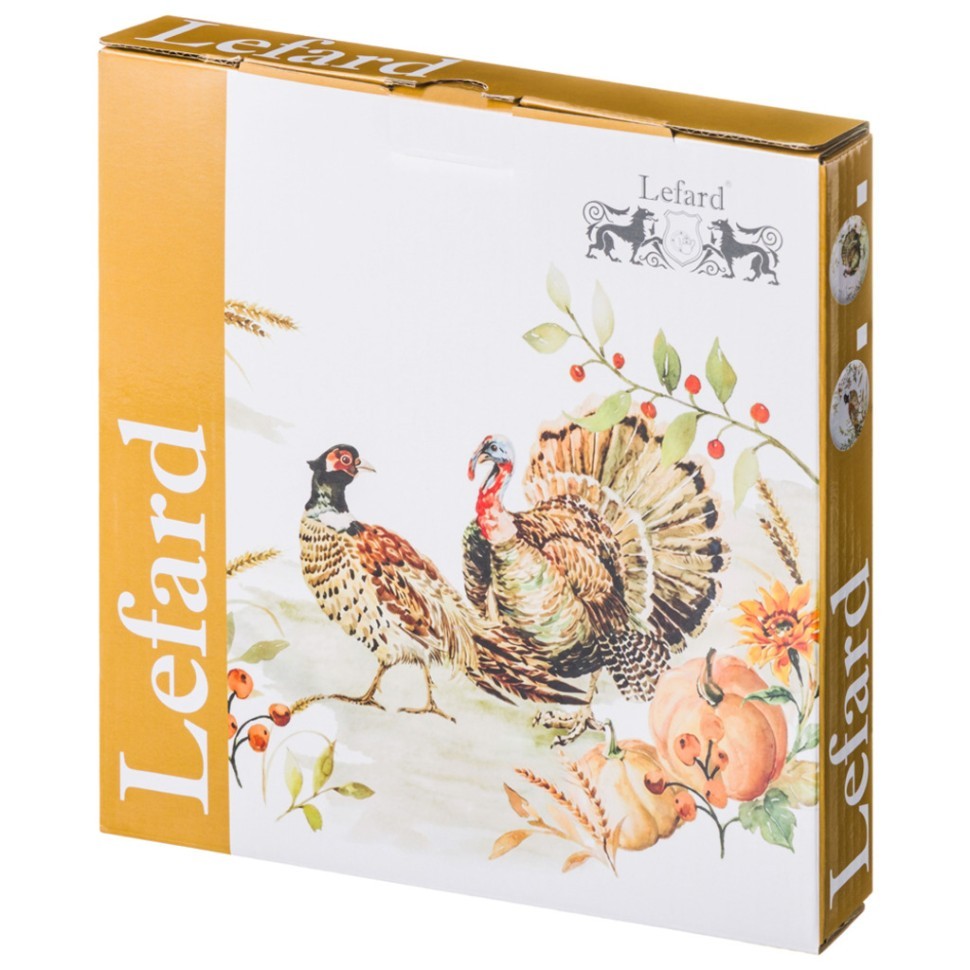Тарелка закусочная lefard "forest tale" акварель природы 21,5см., разноцветный (585-144) 