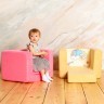 Раскладное бескаркасное (мягкое) детское кресло серии "Дрими", Крошка Лали (PCR320-83)