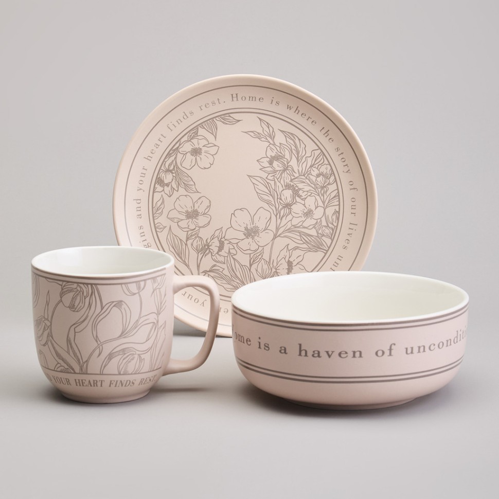 Набор посуды lefard 3 предмета "loving family" Lefard (756-481)