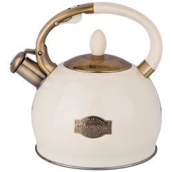 Чайник agness со свистком, серия тюдор, 3,0 л термоаккумулирующее дно, индукция Agness (937-830)